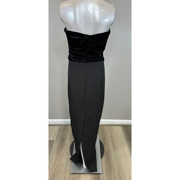 Ronny Kobo Constance Bow Cut-Out Column Gown Size M $698 - Picture 9 of 12